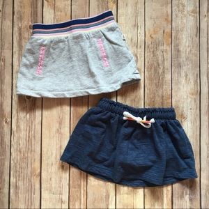 Pair of 18m baby girl skirts.